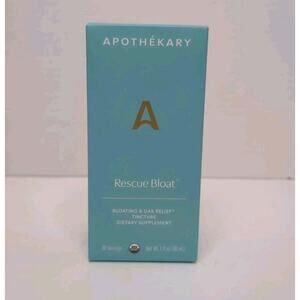 Apothékary Rescue Bloat, Fast-Acting Digestive Drops for Occasional Gas Exp 5/28